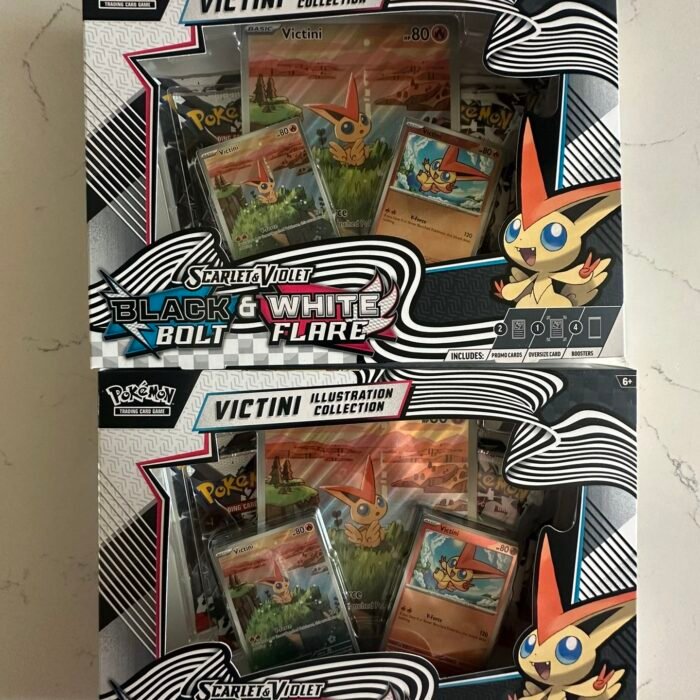 Pokemon Black Bolt/White Flare Unova SV10.5 Victini Illustration Collection New