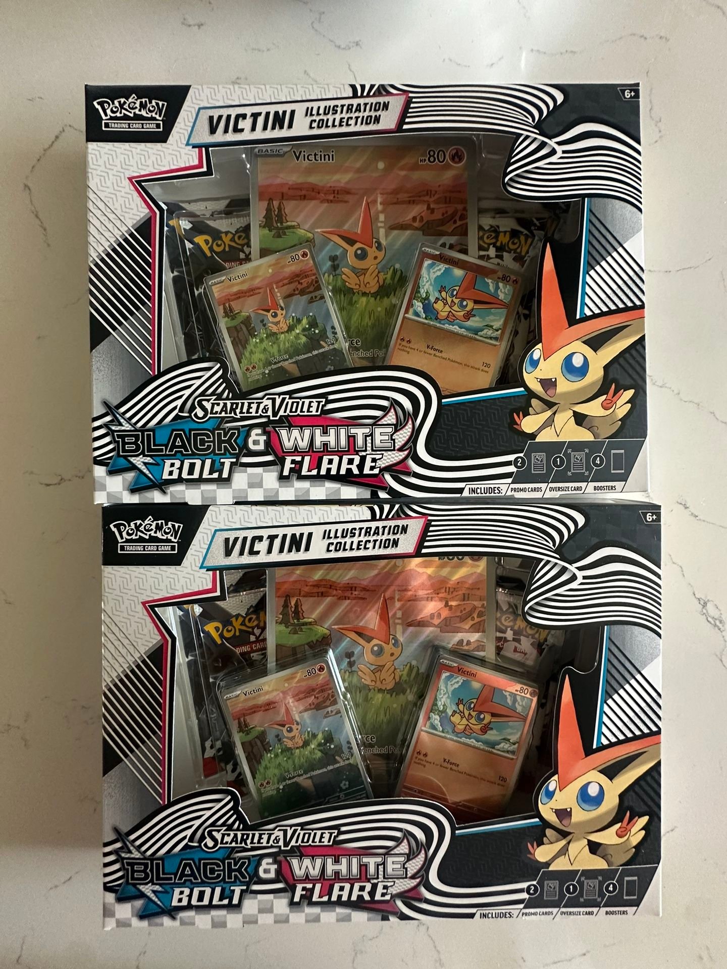 Pokemon Black Bolt/White Flare Unova SV10.5 Victini Illustration Collection New