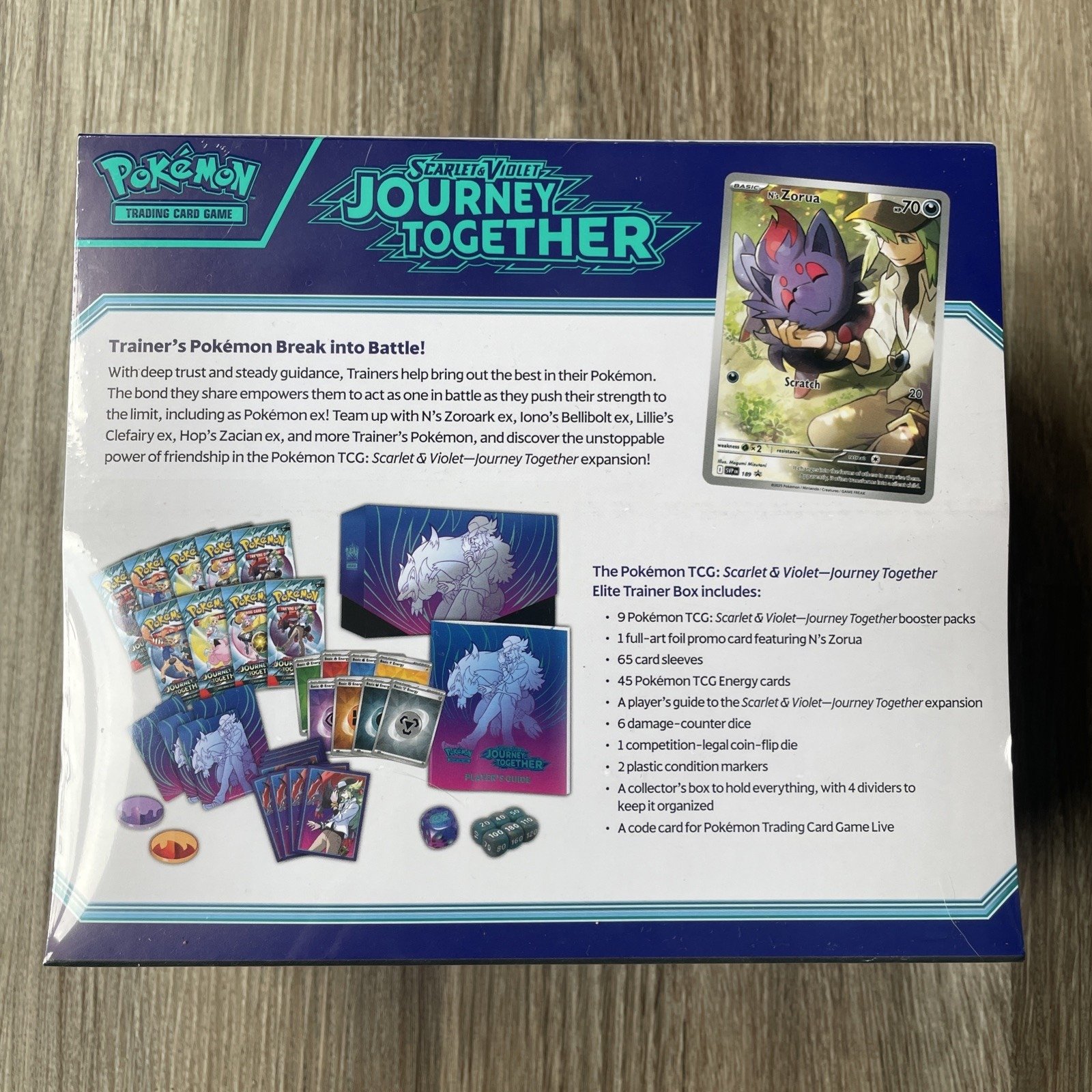 Pokemon TCG Scarlet & Violet Journey Together Elite Trainer Box ETB - New Sealed - Image 3