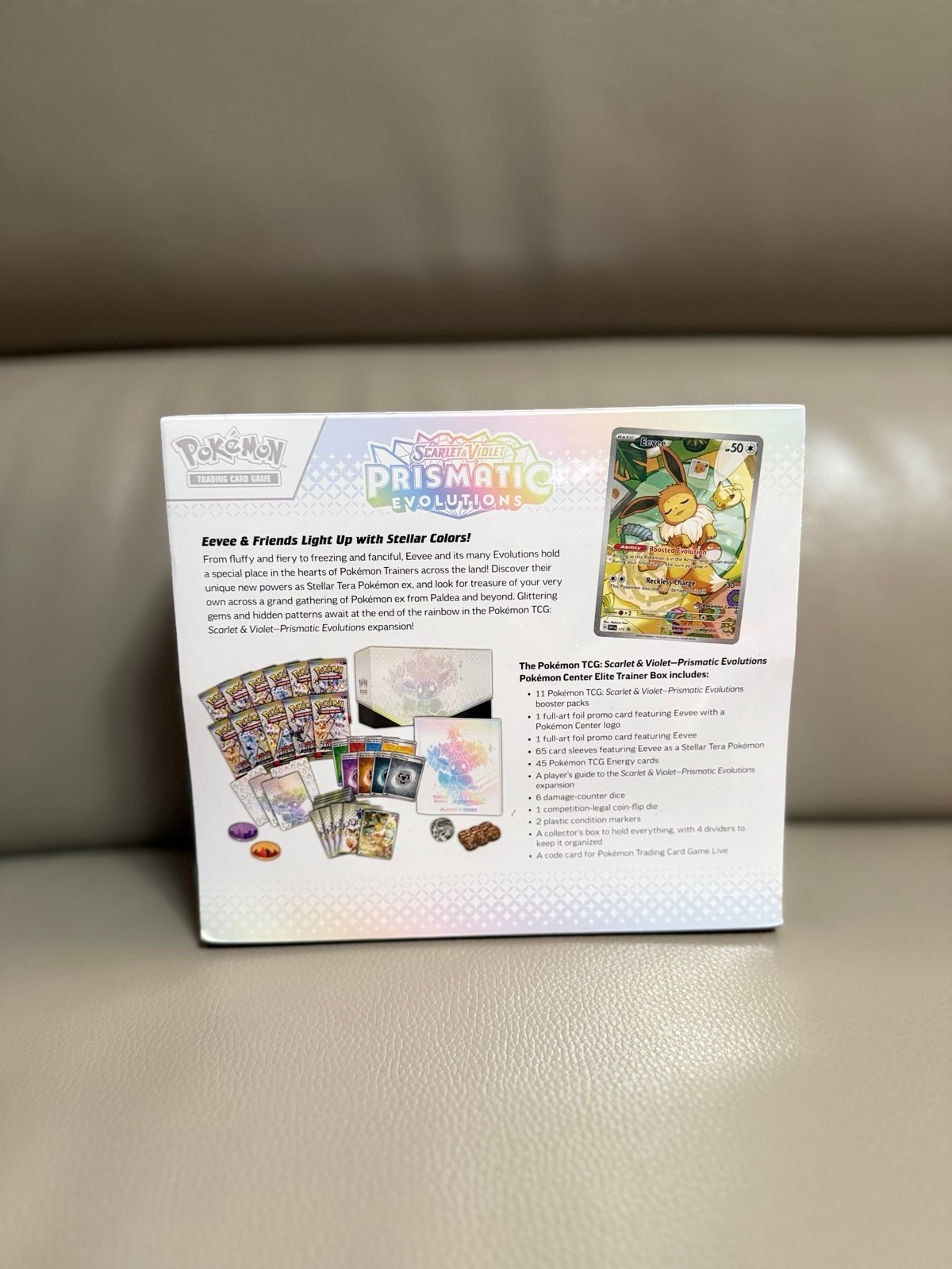 Pokemon Prismatic Evolutions Pokemon Center Exclusive ETB - Elite Trainer Box - Image 2