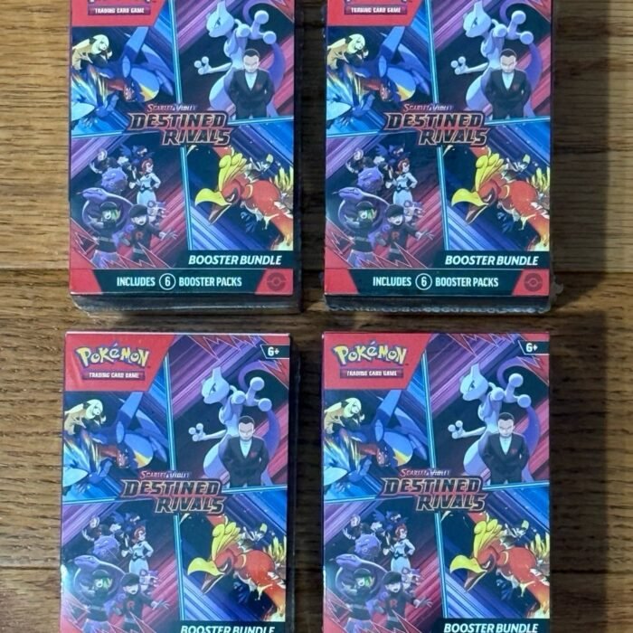 Pokemon TCG S&V Destined Rivals Booster Bundle - Lot of 4