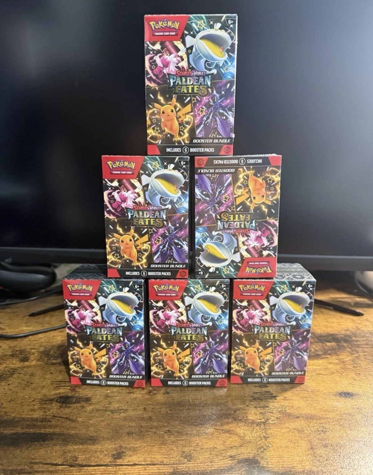 Pokemon TCG - Scarlet and Violet Paldean Fates Booster Bundle (Bundle of 6)