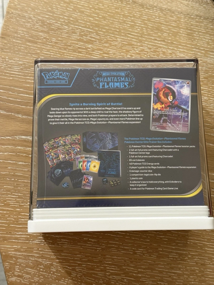 🔥Phantasmal Flames 🔥Pokemon Center Elite Trainer Box ETB & Protector! - Image 2