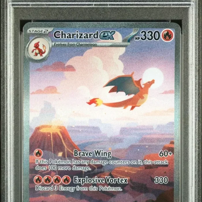 PSA 10 GEM MINT Charizard Ex Special llustration Rare 199/165 SV Pokemon 151 EN