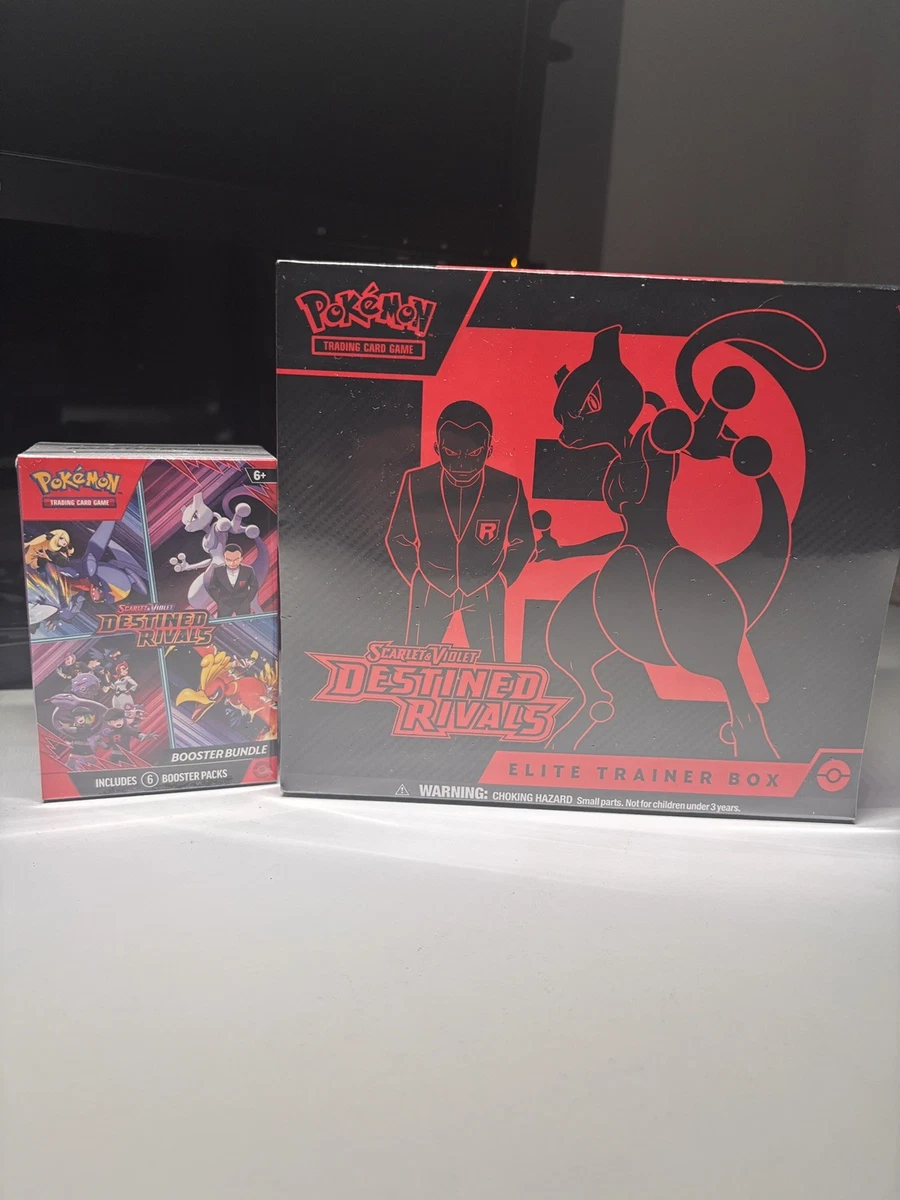 Pokemon TCG Destined Rivals Elite Trainer Box + Booster Bundle - New/Sealed