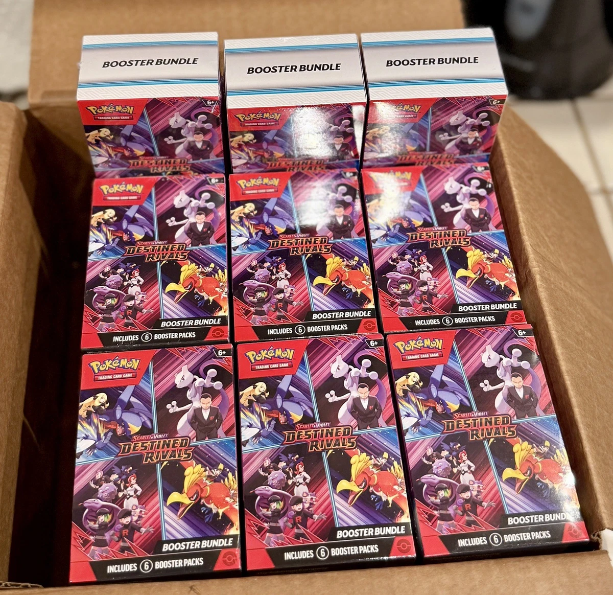 Pokemon TCG Destined Rivals Booster Bundle FACTORY SEALED