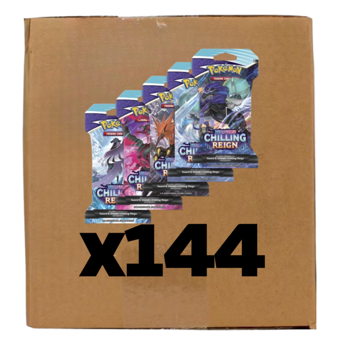 Sealed Case Chilling Reign Sleeved Pack